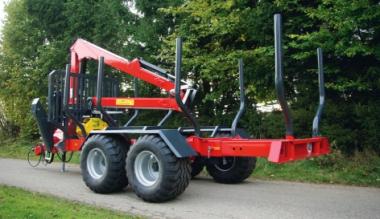 PERZL Rckewagen Typ PRW 13-4 - 1 Stk  mit schwenkbarer Deichsel, mit Kotflgel