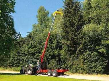 PERZL Rckewagen Typ PRW 16-4 - 1 Stk  mit 4-Rad-Druckluft,  Bremstrommel 350x80