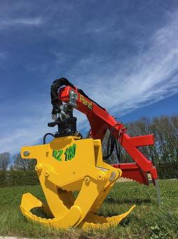 PERZL Rckezange RZ 180 mit Rotor - 1 Stk  3-Punkt-Aufnahme, ffnungsweite: 1800 mm