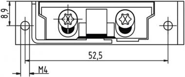 Elektrotrffner A5010--A - 1 ST  6-24 V AC/DC Kompakt DIN L/R FaFix GEZE
