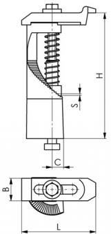 Stufenpratze Nr. 7000 Gr. - 1 ST  0x14mm AMF