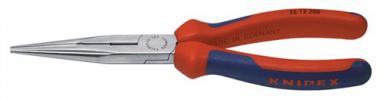 Flachrundzange L.200mm verchr.ger.Mehrkomp.-Hlle - 1 ST  KNIPEX