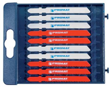 Stichsgeblattsortiment 10-tlg.f.MET - 1 ST  PROMAT