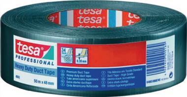 Gewebeband duct tape 4663 - 50 M / 1 RL  silber L.50m B.48mm Rl.TESA