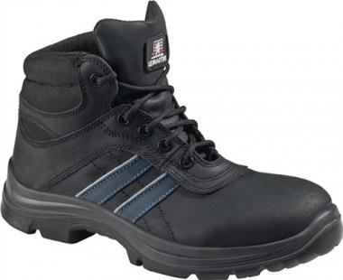 Sicherheitsstiefel Andy High - 1 PA  Gr.40 schwarz/blau Leder S3 SRC EN20345