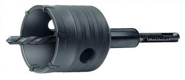 Schlagbohrkrone D.80mm Gesamt-L.180mm - 1 ST  f.Verteilerdosen SDS-plus PROMAT