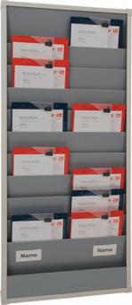 Werkstattplaner H1282xB554xT76mm - 1 ST  grau 2-reihig EICHNER