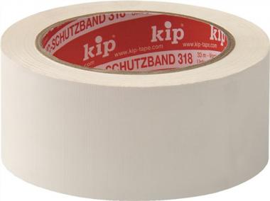 PVC Schutzband 318 wei L.33m - 330 M / 10 RL  B.30mm Rl.KIP