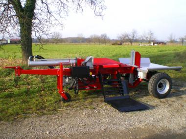 HPE28 auf 25 km/h Fahrwerk - 1 Stk  horizontal Holzspalter 28to., ZW+E-Motor