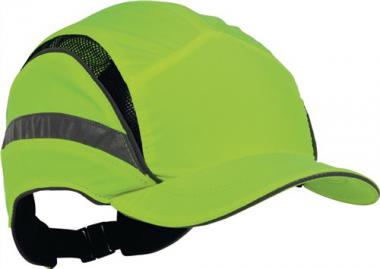 Anstokappe First Base 3 - 1 ST  Classic Hi-Vis 52-65cm signalgelb 100%PES