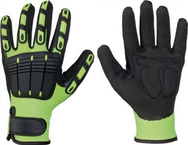 Handschuhe Resistant Gr.9 - 1 PA  leuchtend gelb/schwarz EN 388 PSA II