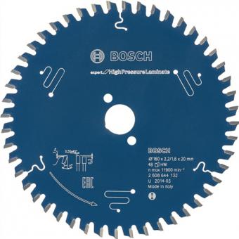 Kreissgeblatt AD 160mm Z.48 - 1 ST  TR-F Bohr.20mm Schnitt-B.2,2mm HM BOSCH