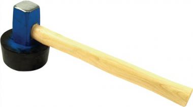 Plattenlegerhammer 1500g - 1 ST  rd.(anvulkanisiert)