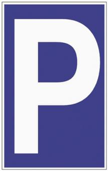 Parkplatzbeschilderung Parken - 1 ST  L250xB400mm Ku.blau/wei