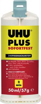 2K-Epoxidharzklebstoff PLUS - 342 G / 6 ST  SOFORTFEST 57g farblos Doppelkart.UHU