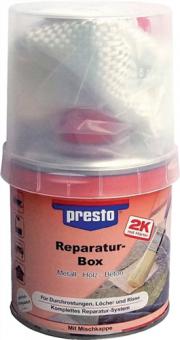 Reparaturbox prestolith special - 1,5 KG / 6 ST  gelblich-transp.,Hrter rot 250g Dose PRESTO
