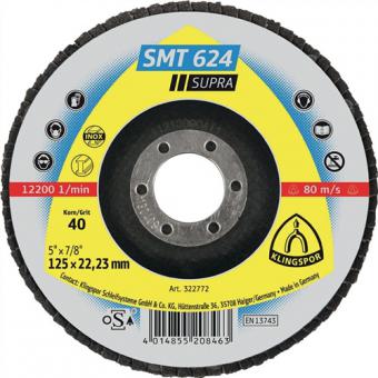 Fcherscheibe SMT 624 Supra - 10 ST  D.115mm K.60 12Grad kon.INOX ZK