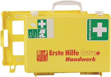 Erste Hilfe Koffer Extra+ - 1 ST  Handwerk B310xH210xT130ca.mm leuchtgelb SHNGEN