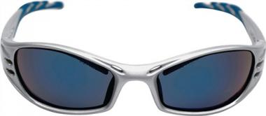 Schutzbrille FUEL EN 166-1FT - 1 ST  Bgel platin,Scheibe blau,verspiegelt PC 3M