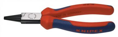 Rundzange L.160mm Kopf pol.Mehrkomp.-Hllen - 1 ST  KNIPEX