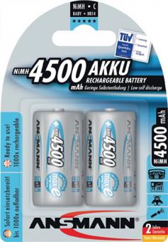 Akkuzelle maxE 1,2 V 4500 - 1 ST  mAh R14-C-Baby HR14 2 2St./Blister ANSMANN