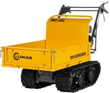 LUMAG Mini Raupendumper MD300 mit Benzinmotor - 1 Stk  Zuladung max. 300kg, mit Gasdruckfeder