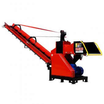 REMET RPE-200 Rollenhacker PROFESSIONAL - 1 Stk  22 kW E-Motor, 6 Messer, Frderband 4m