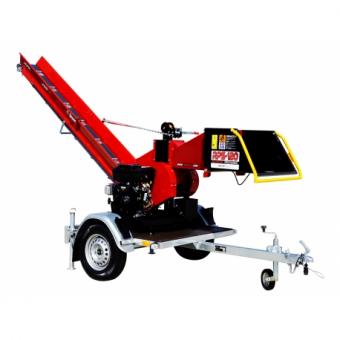 REMET RPS-120 Rollenhacker, 23 PS Benzinmotor - 1 Stk  6 Messer, 3m Frderband, 360 Drehkranz