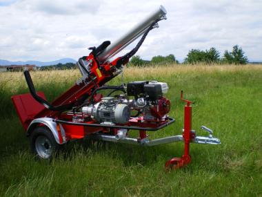 VMR16-S-H Vogesenblitz Holzspalter 16to. EN609-1 - 1 Stk  auf Anhnger 25km/h,  Honda-Benzinmotor 9 PS,