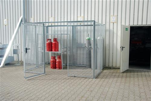 Gasflaschencontainer B2400xT1500xH2100mm - 1 ST 