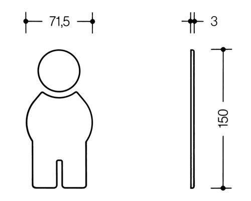 Symbol Mann 801.91.010 PA - 1 ST 