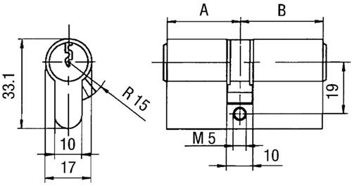 Profildoppelzylinder PZ 8812 - 1 ST 
