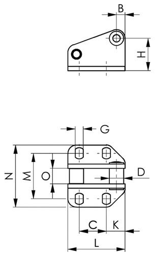 Gegenhalter Nr.6847GNI Gr.5 - 1 ST 