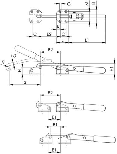 Verschlussspanner Nr.6847NI - 1 ST 