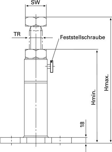 Schraubbock Nr.6435S Gr.1250 - 1 ST 