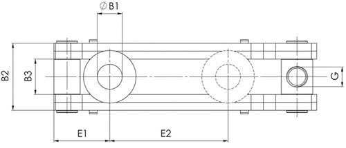 Spanneisen Nr.6311 f.T-Nut - 1 ST 