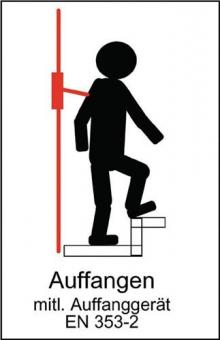 Absturzsicherungsset Gerstbau - 1 ST  EN 363 3-tlg.MAS