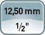 Steckschlsselsatz 54/10 - 1 ST  10-tlg.1/2 Zoll 4-19mm f.i6-KT.-Schr.STAHLWILLE