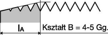 Maschinengewindebohrer DIN - 1 ST  376B VA M30x3,5mm HSS-Co nitr.u.vapor.6H PROMAT