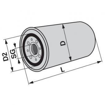 Motorlfilter - 1 Stk  LF 3378; LF3378