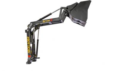 Hecklader Nero HL-3000  mit 3-Punk-Aufnahme, inkl. Schaufel
