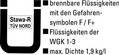 Auffangwanne 1000l L1460xB1460xH620mm - 1 ST  Stahlbl.m.Gitterrost gelborange