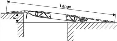 berfahrbrcke Alu.natur - 1 ST  L1235xB1500mm Trgf.4000kg