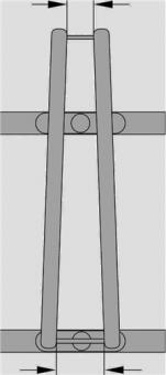 Fahrradbgelparker 1-s.90 - 1 ST  verz.Anz.Radstnde 6 z.Aufschr.WSM