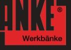 Werkbank V B1500xT700xH890mm - 1 ST  Buche massiv grau blau 3 Schubl.offenes Fach ANKE
