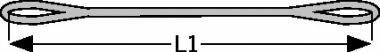 Hebeband DIN EN 1492-1 L.8m - 1 ST  Tragf.einf.2000kg SPANSET