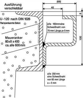 berfahrbrcke Alu.natur - 1 ST  L910xB1500mm Trgf.4000kg