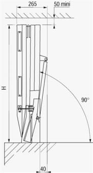 Auffahrrampe Alu.L2000xB800mm - 1 ST  450 kg