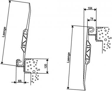 berfahrbrcke Alu.natur - 1 ST  L785xB1250mm Trgf.4000kg