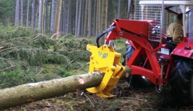 RZ 180 Rckezange mit Funkseilwinde FW1700 - 1 Stk  ffnungsweite 1800mm, 3-Punkt + EURO-Fanghaken